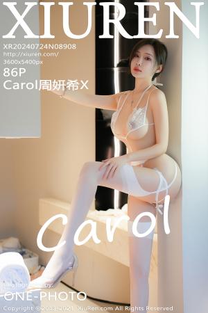 [XIUREN] 2024.07.24 Carol周妍希X